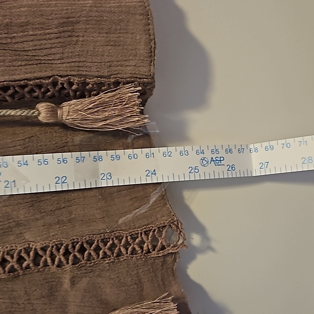 Brown Peasant Top Size L - Picture 5 of 5